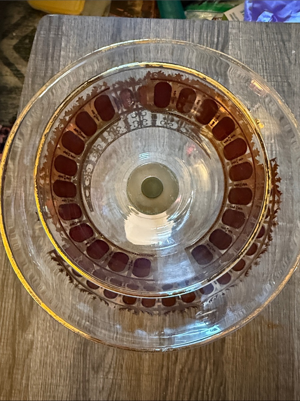 Vintage Culver Chip and Dip Bowl. - Picture 2 of 5